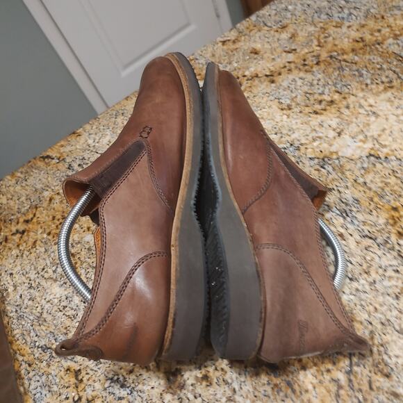 Tommy Bahama Shoes Mens Size 11.5 Brown Leather Slip On Eaton Loafers Comfort - Picture 6 of 14